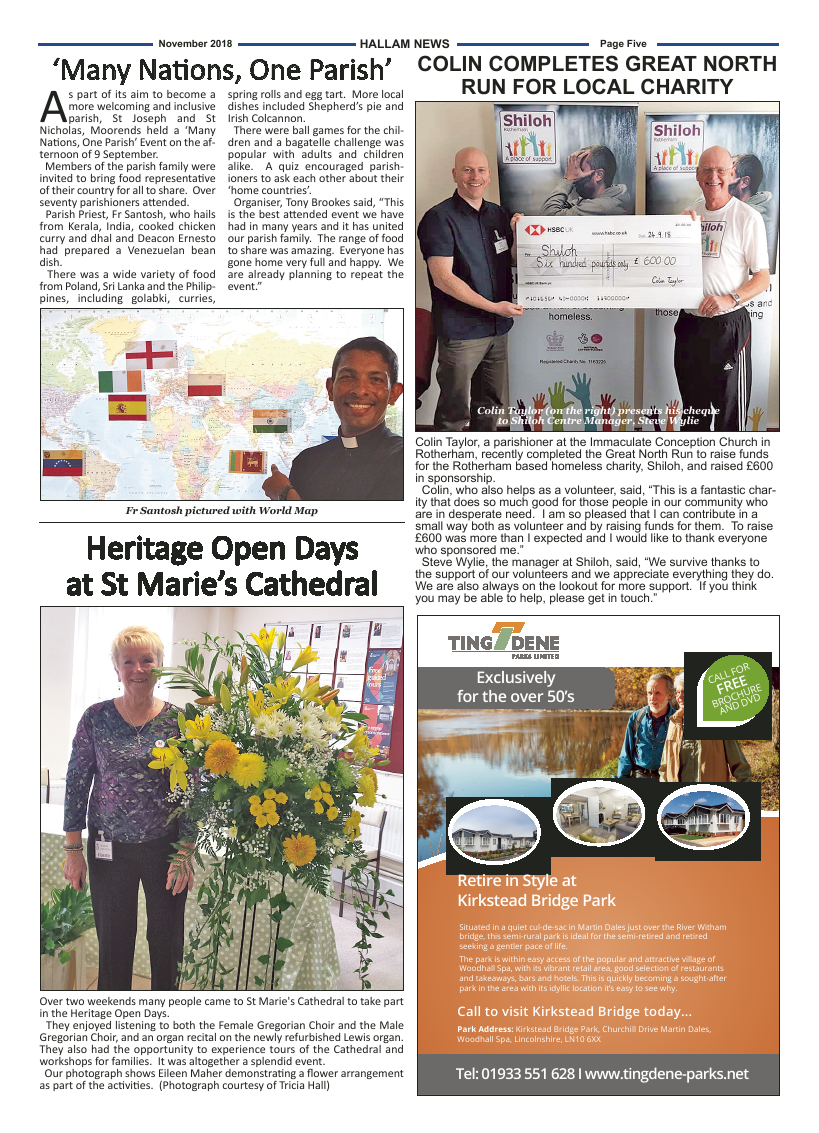 Nov 2018 edition of the Hallam News - Page 