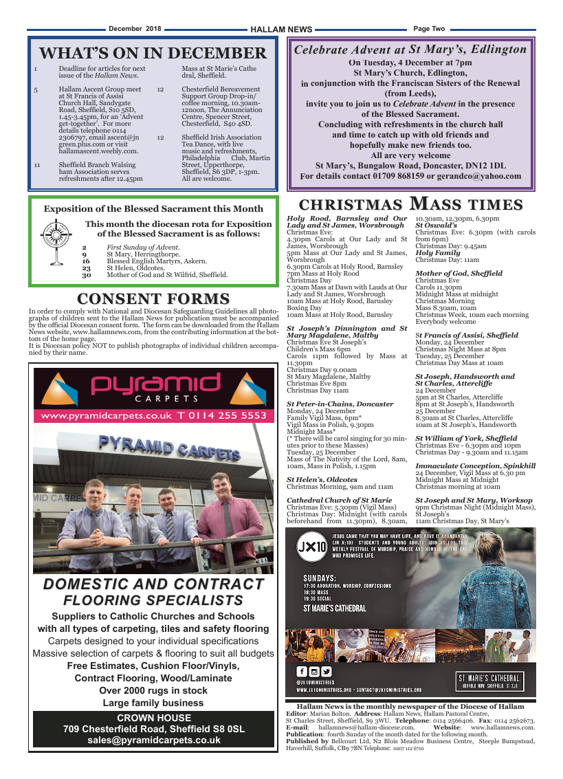 Dec 2018 edition of the Hallam News - Page 