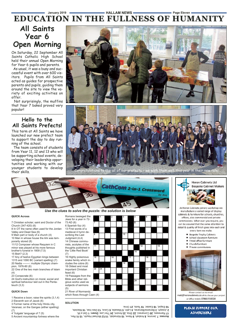 Jan 2019 edition of the Hallam News - Page 