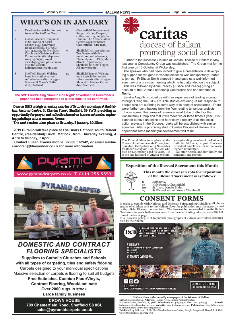 Jan 2019 edition of the Hallam News - Page 