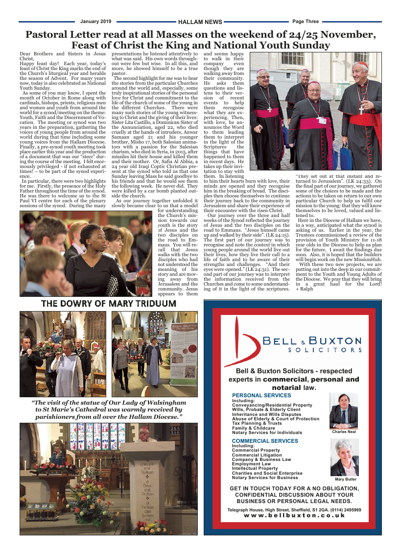 Jan 2019 edition of the Hallam News - Page 