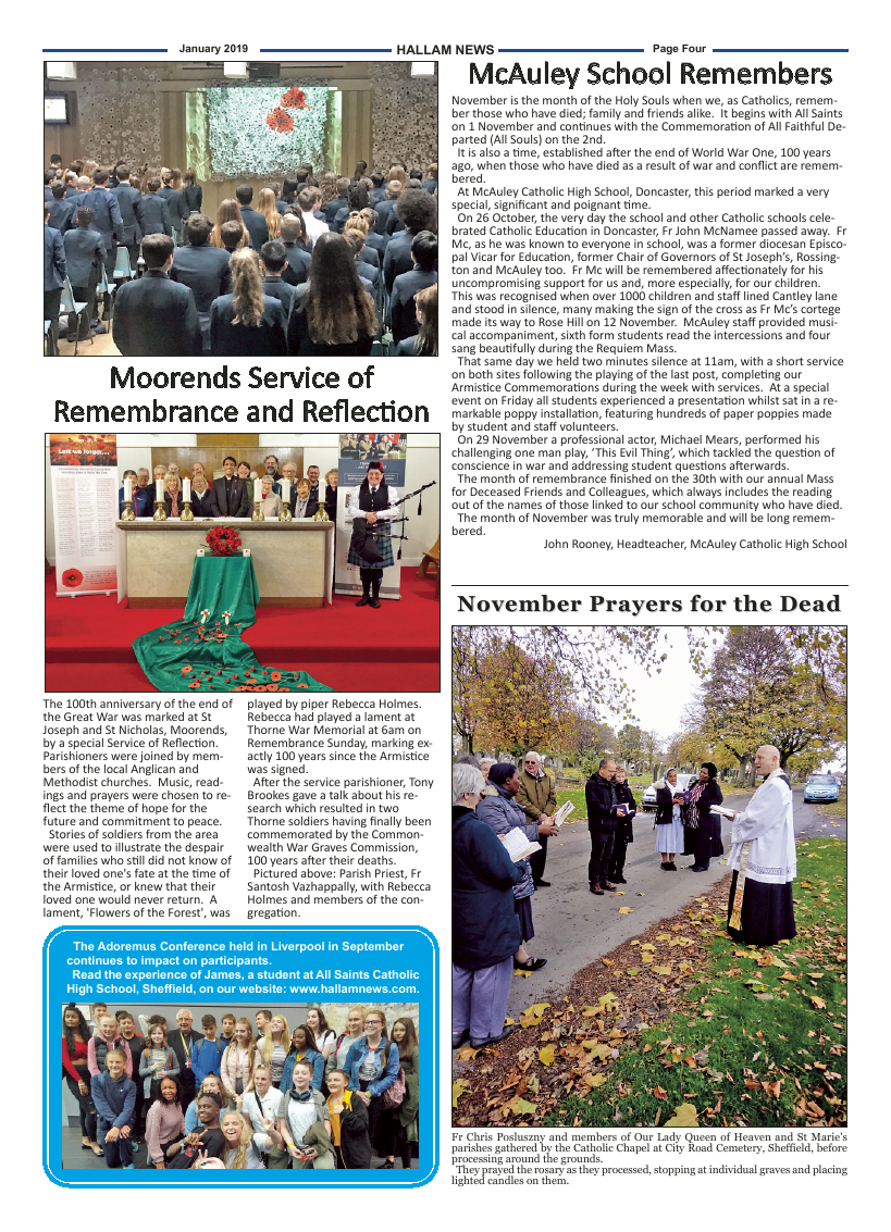 Jan 2019 edition of the Hallam News - Page 