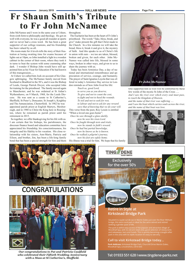 Jan 2019 edition of the Hallam News - Page 