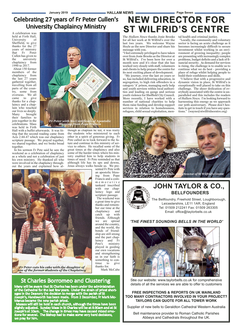 Jan 2019 edition of the Hallam News - Page 