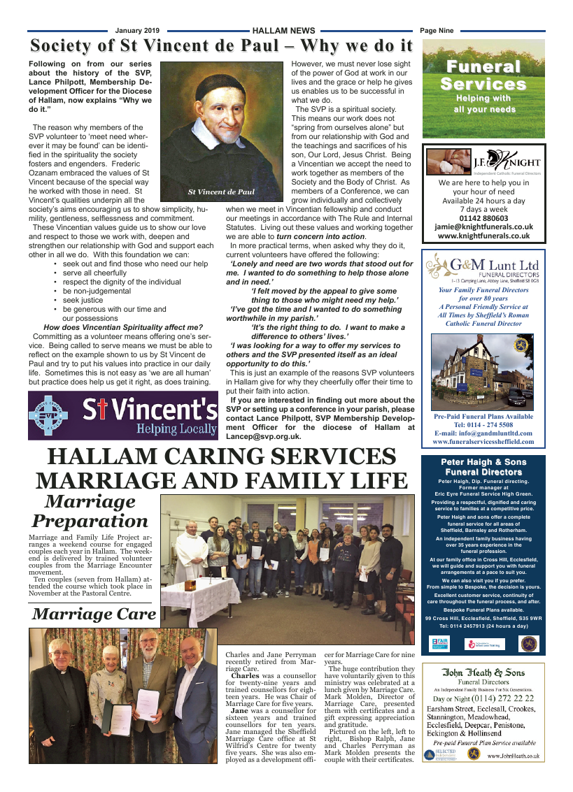 Jan 2019 edition of the Hallam News - Page 