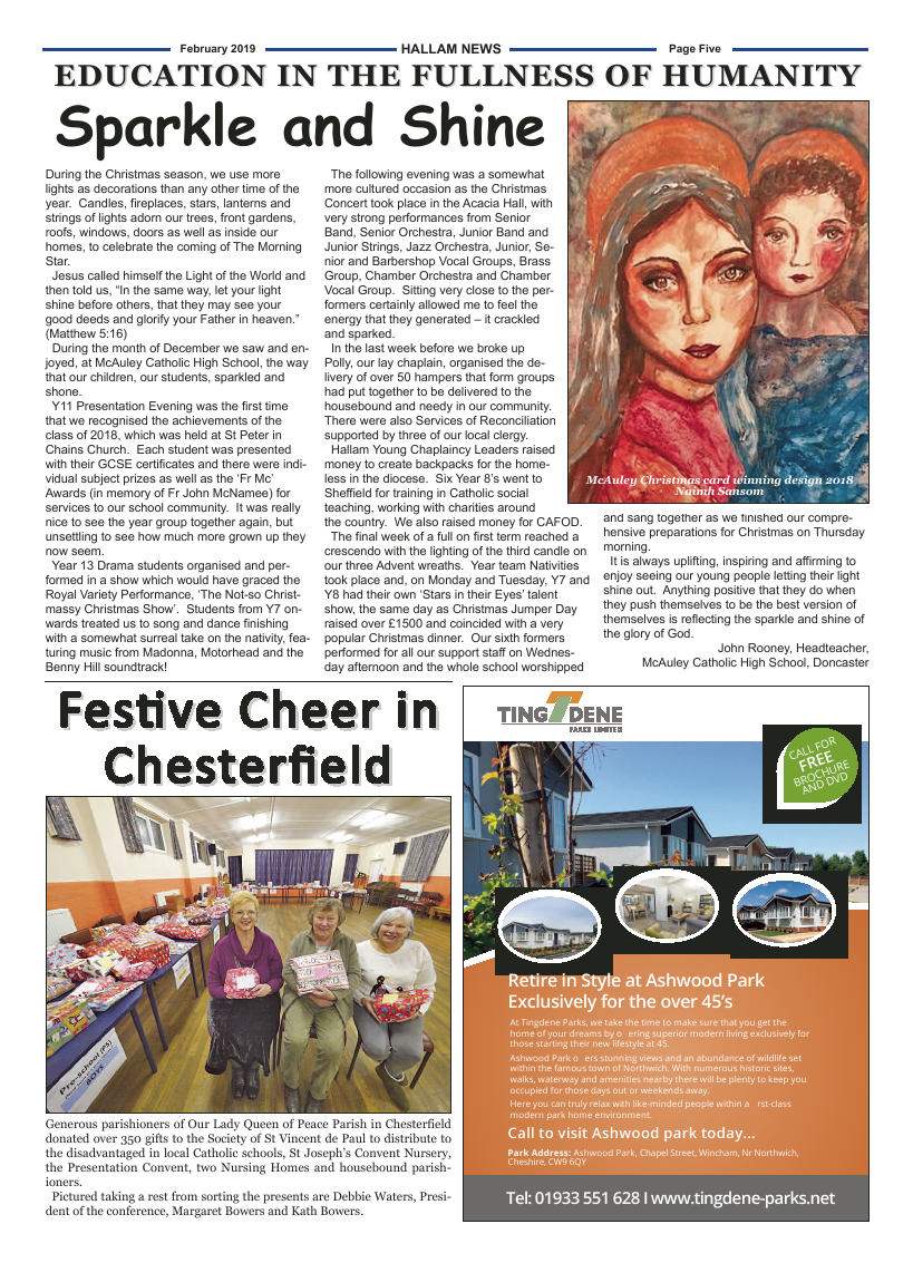 Feb 2019 edition of the Hallam News - Page 