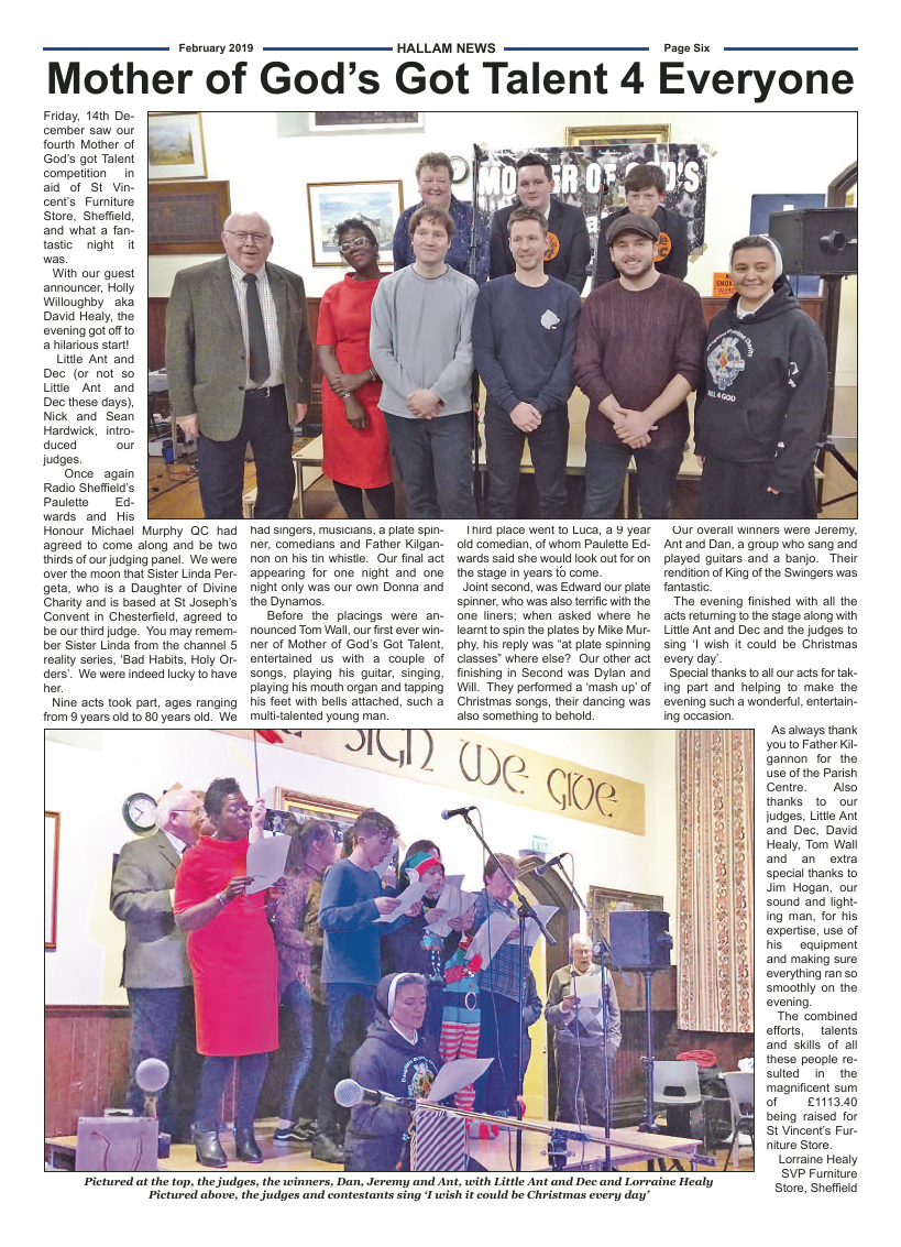 Feb 2019 edition of the Hallam News - Page 