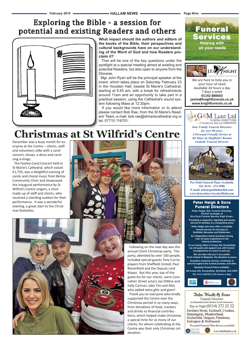 Feb 2019 edition of the Hallam News - Page 