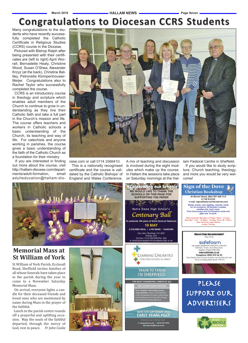 Mar 2019 edition of the Hallam News - Page 