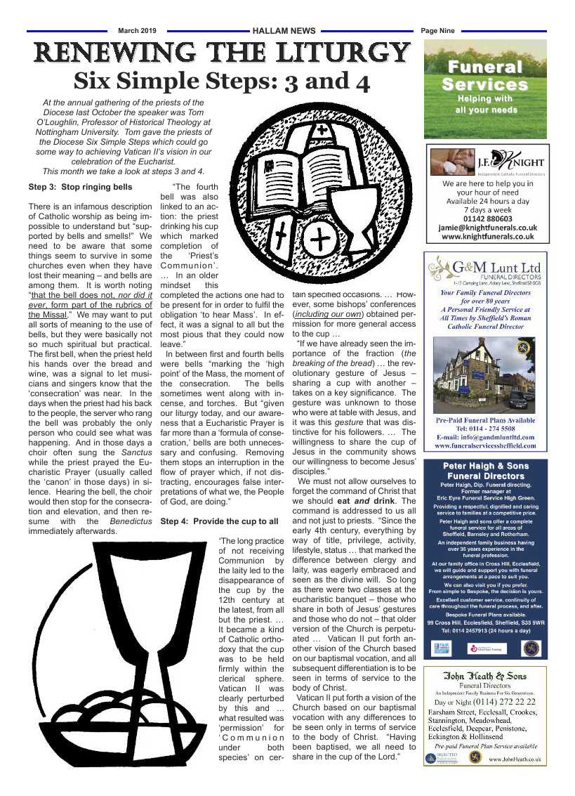 Mar 2019 edition of the Hallam News - Page 