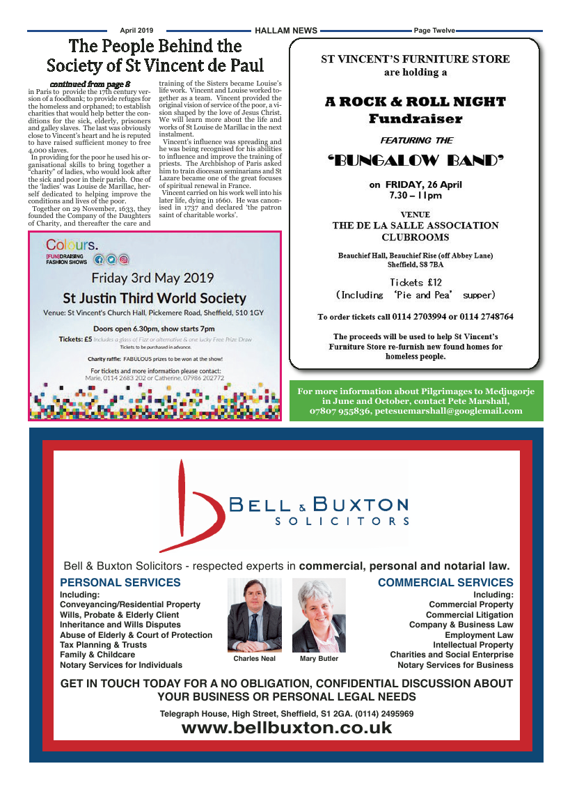 Apr 2019 edition of the Hallam News - Page 