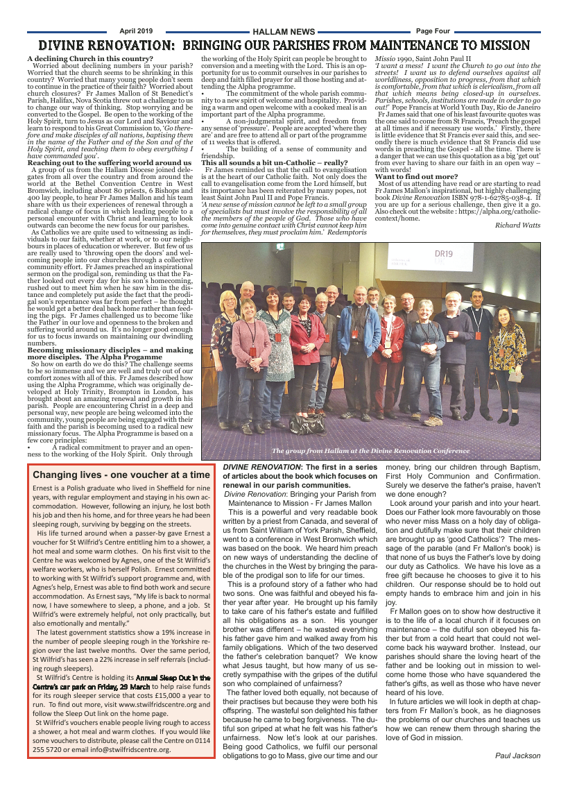 Apr 2019 edition of the Hallam News - Page 