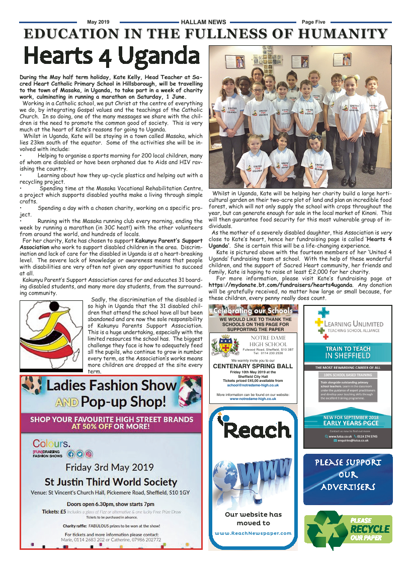 May 2019 edition of the Hallam News - Page 