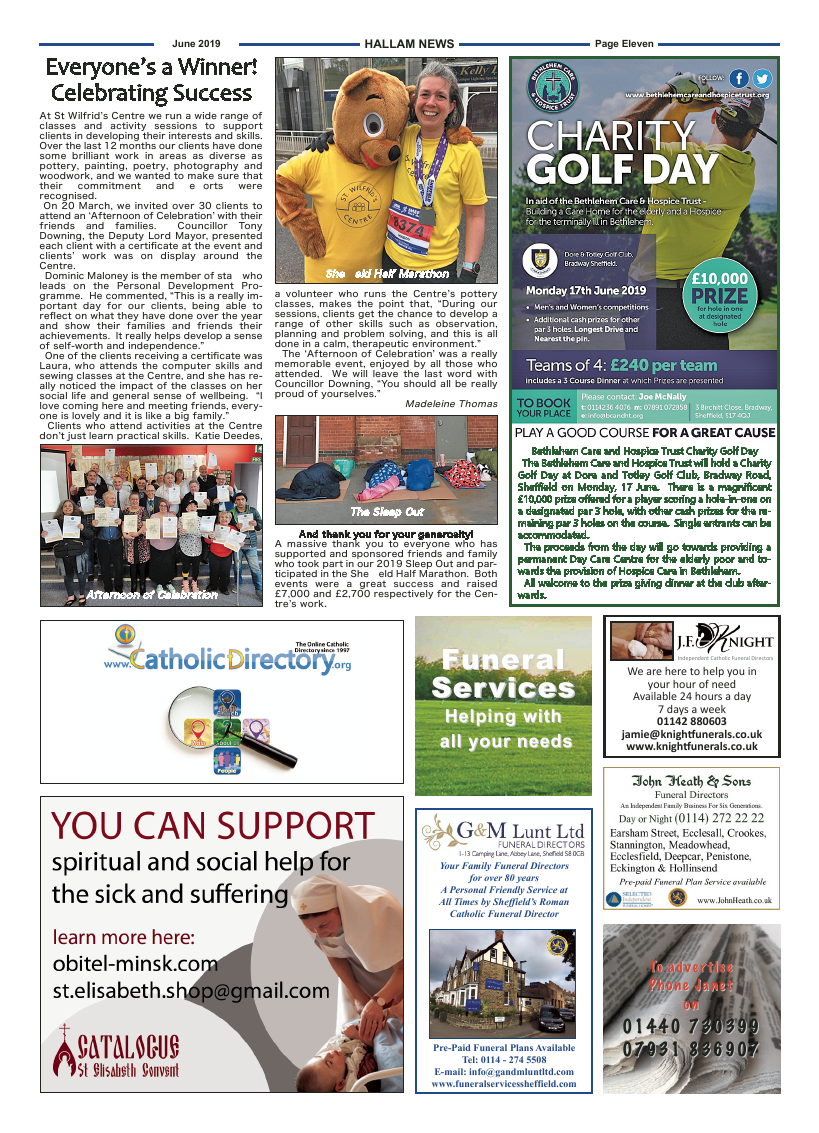 Jun 2019 edition of the Hallam News - Page 