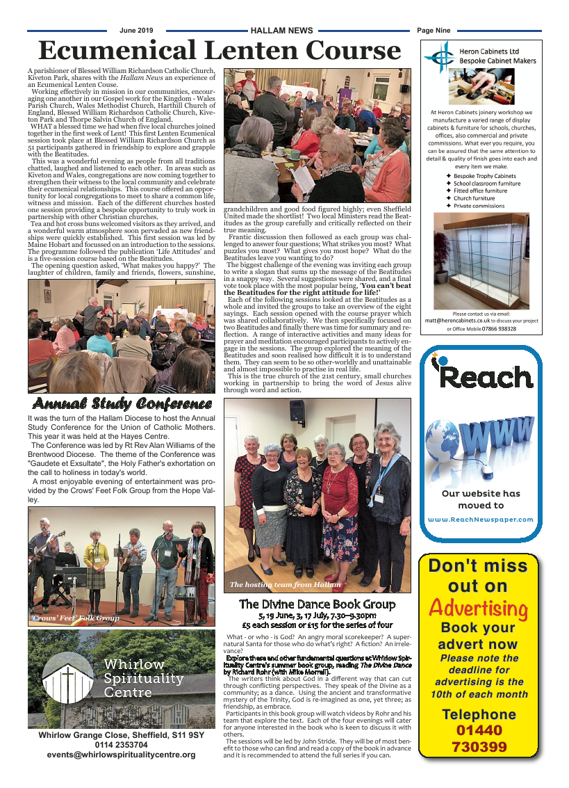 Jun 2019 edition of the Hallam News - Page 