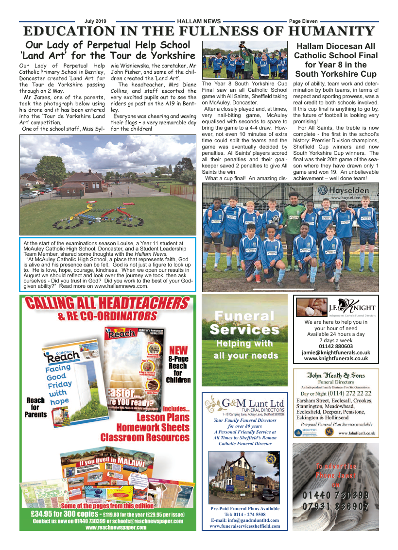 Jul 2019 edition of the Hallam News - Page 