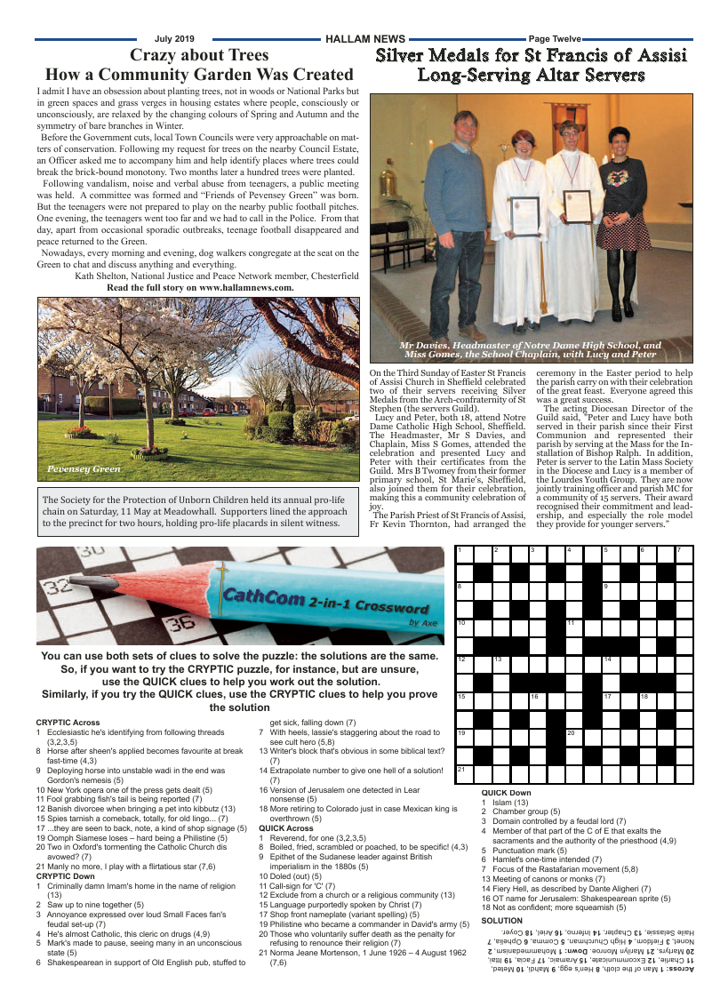 Jul 2019 edition of the Hallam News - Page 