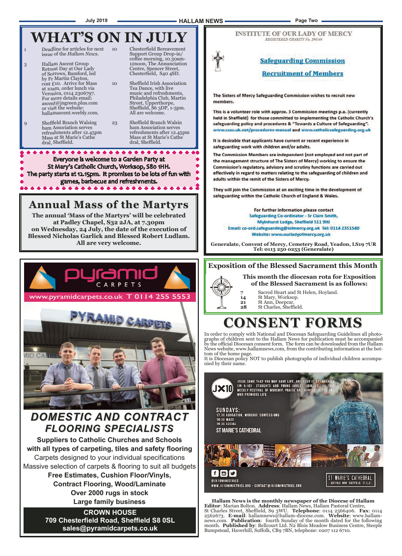 Jul 2019 edition of the Hallam News - Page 