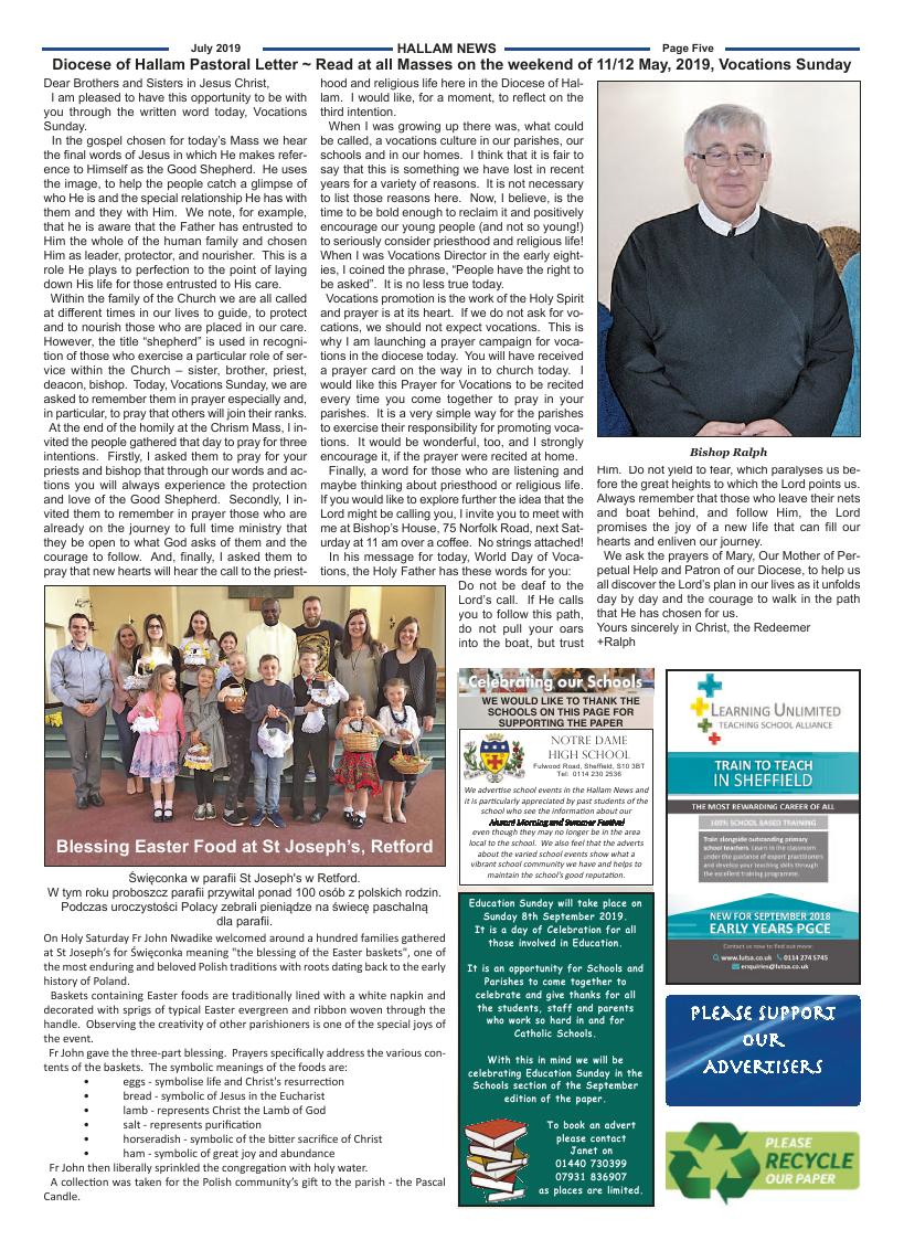 Jul 2019 edition of the Hallam News - Page 