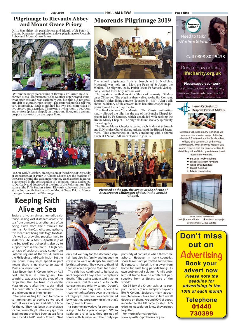 Jul 2019 edition of the Hallam News - Page 