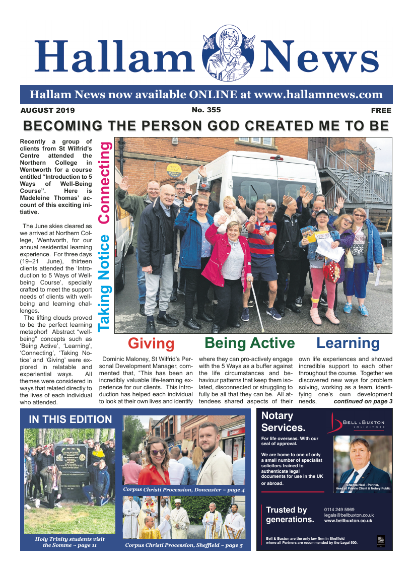 Aug 2019 edition of the Hallam News - Page 