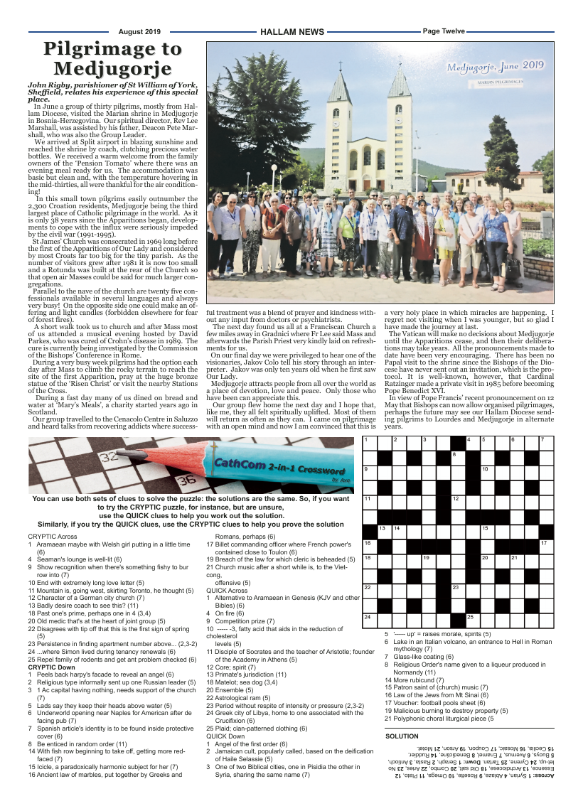 Aug 2019 edition of the Hallam News - Page 