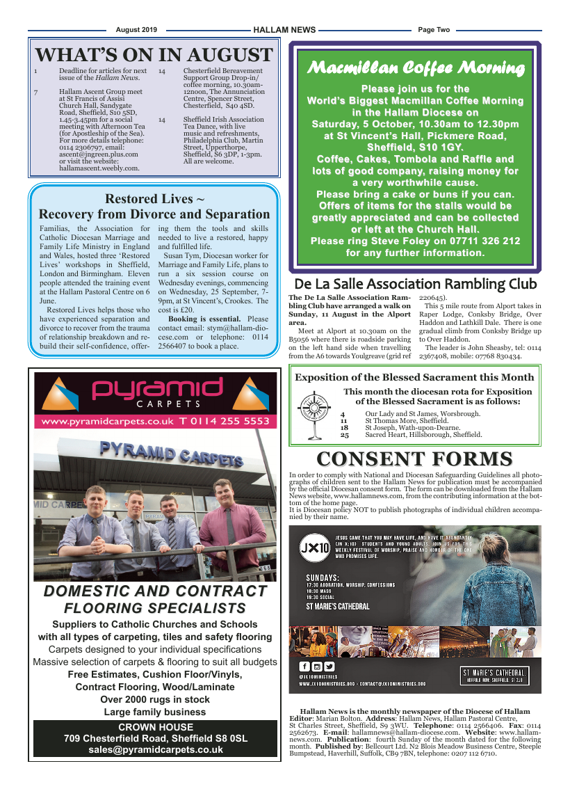 Aug 2019 edition of the Hallam News - Page 