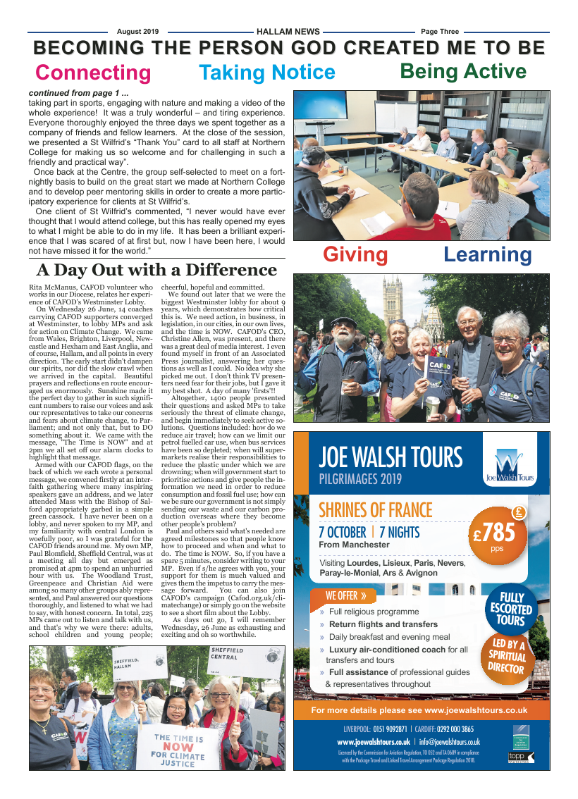 Aug 2019 edition of the Hallam News - Page 