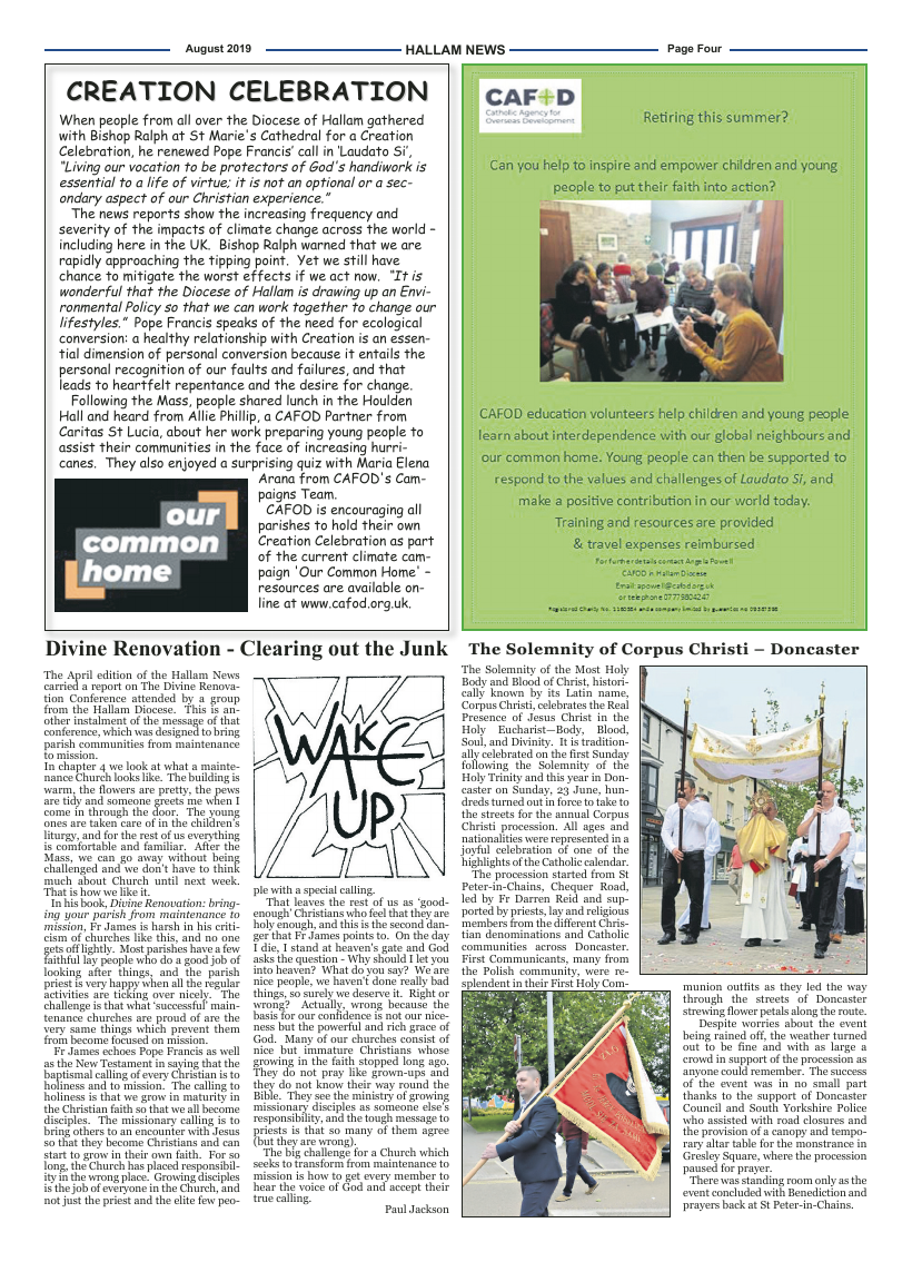 Aug 2019 edition of the Hallam News - Page 