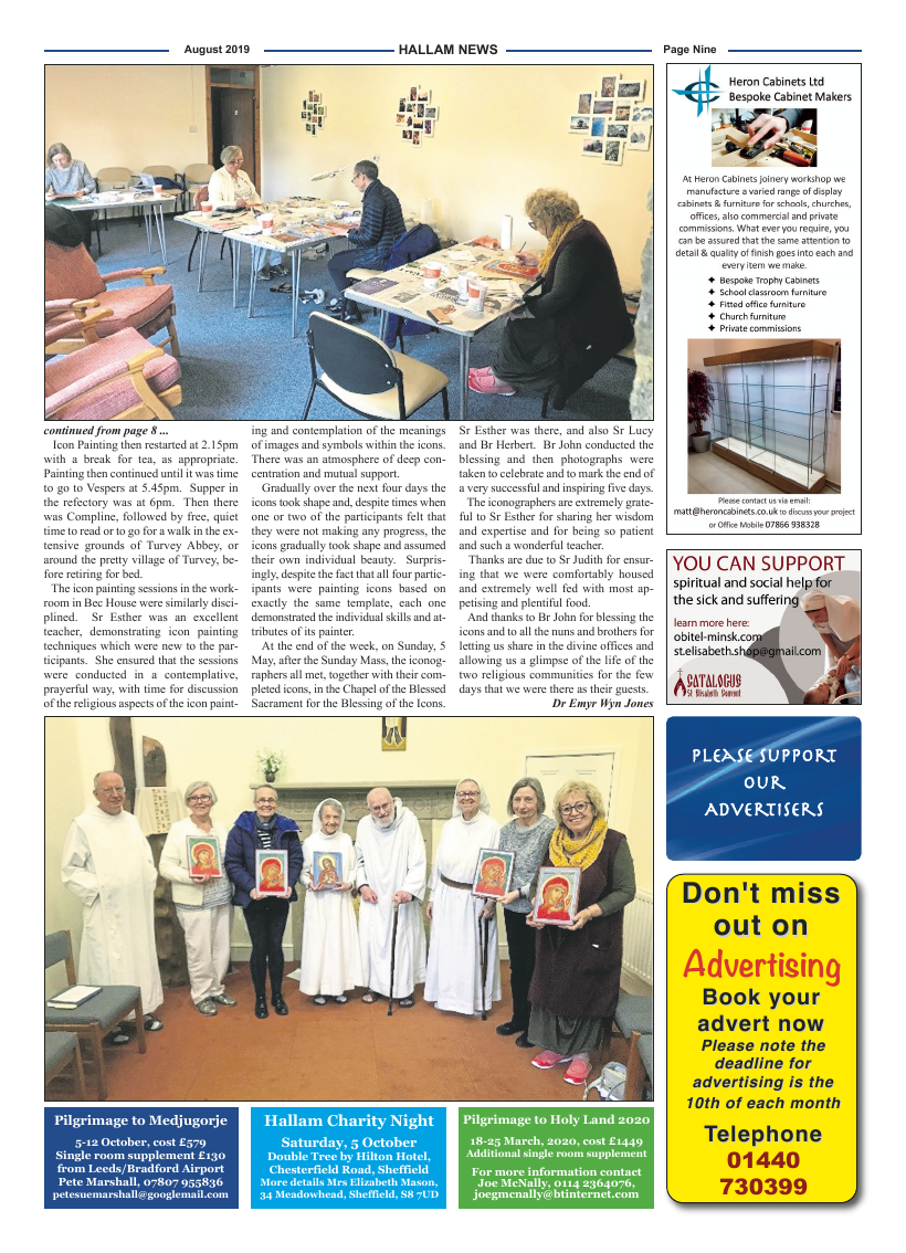 Aug 2019 edition of the Hallam News - Page 