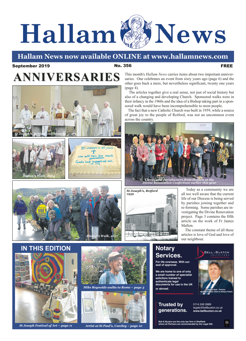 Sept 2019 edition of the Hallam News - Page 