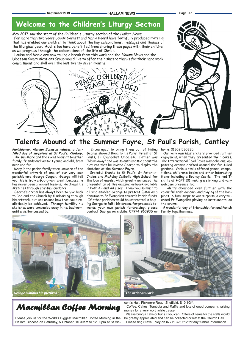 Sept 2019 edition of the Hallam News - Page 