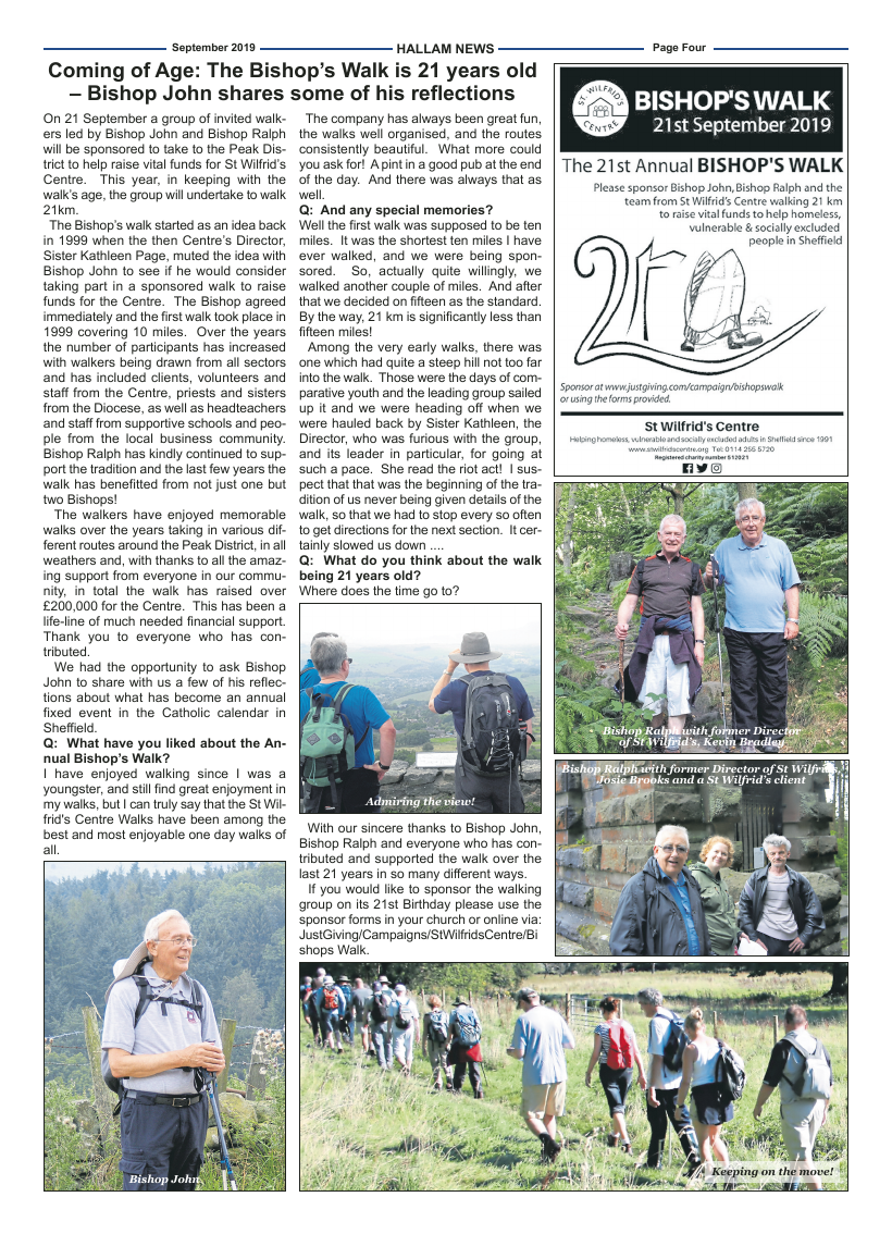 Sept 2019 edition of the Hallam News - Page 