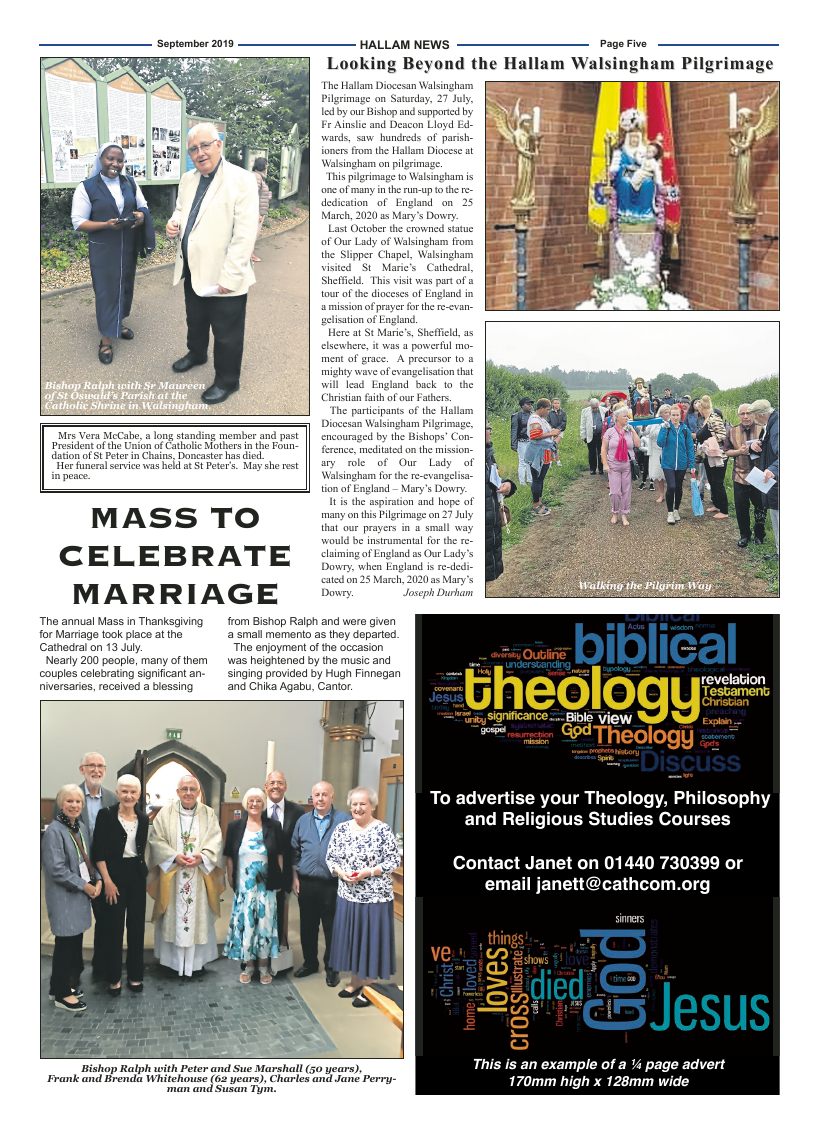 Sept 2019 edition of the Hallam News - Page 