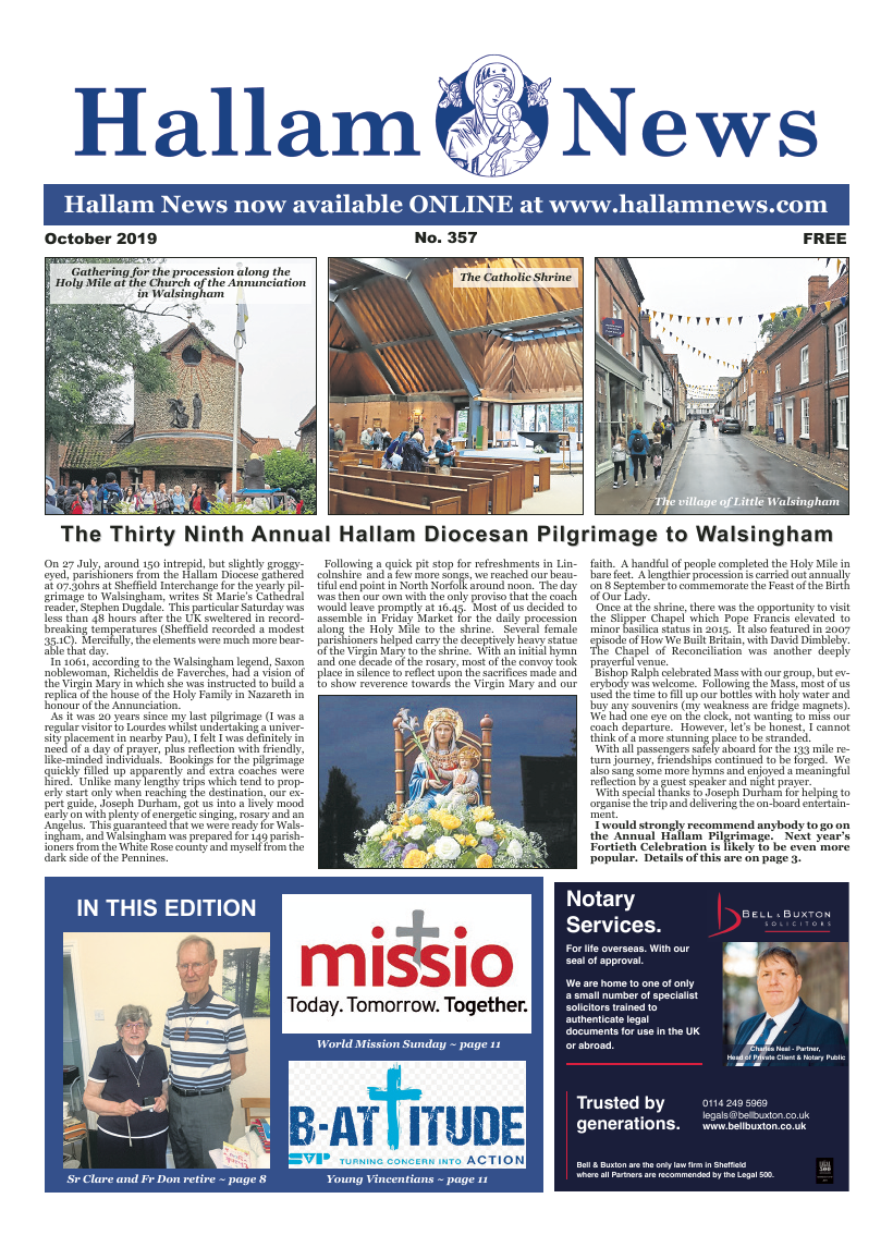 Oct 2019 edition of the Hallam News - Page 