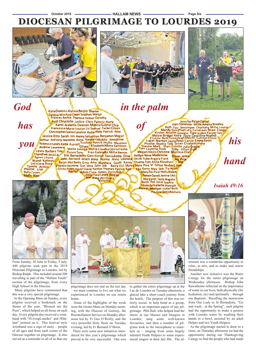 Oct 2019 edition of the Hallam News - Page 