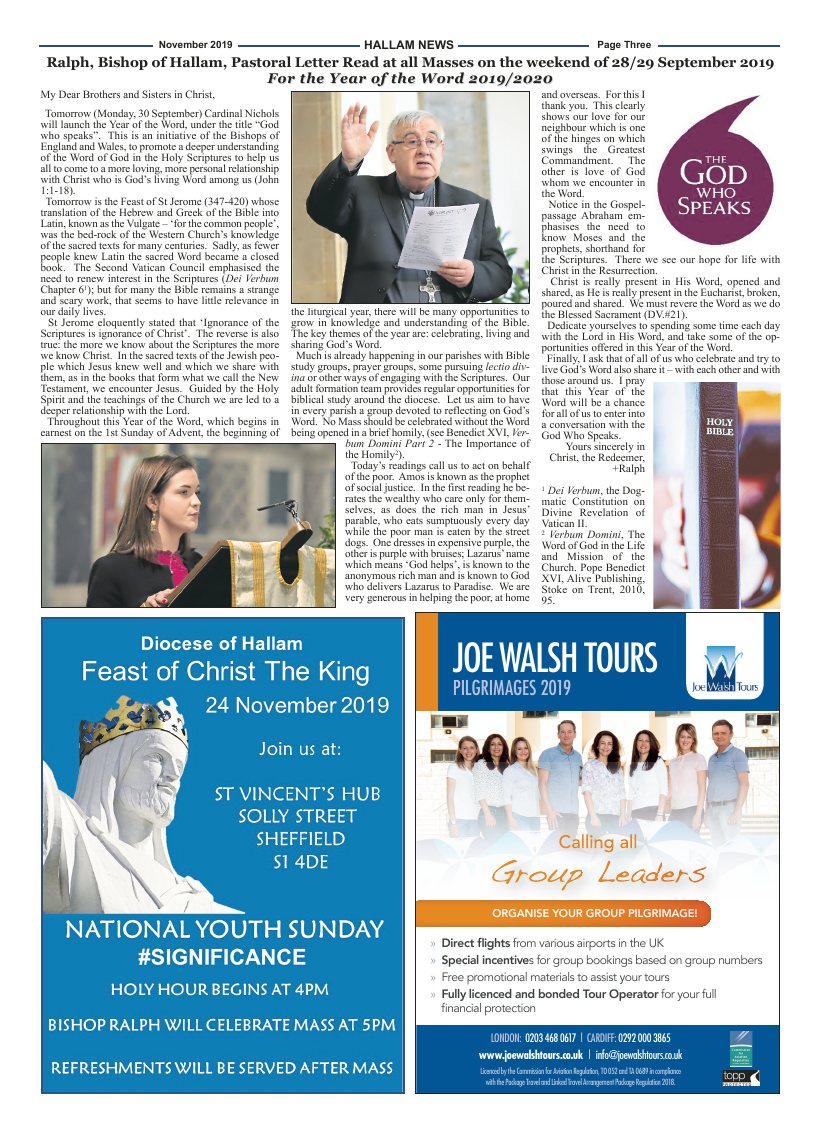 Nov 2019 edition of the Hallam News - Page 