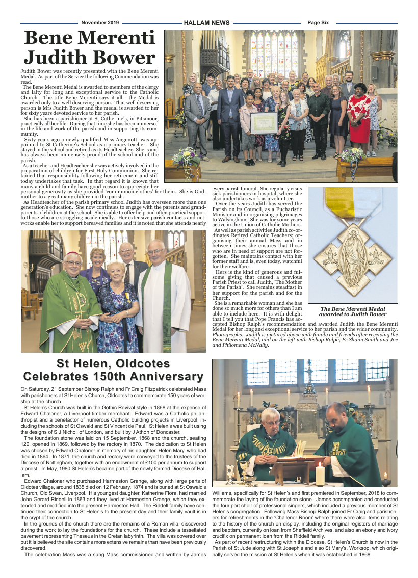 Nov 2019 edition of the Hallam News - Page 