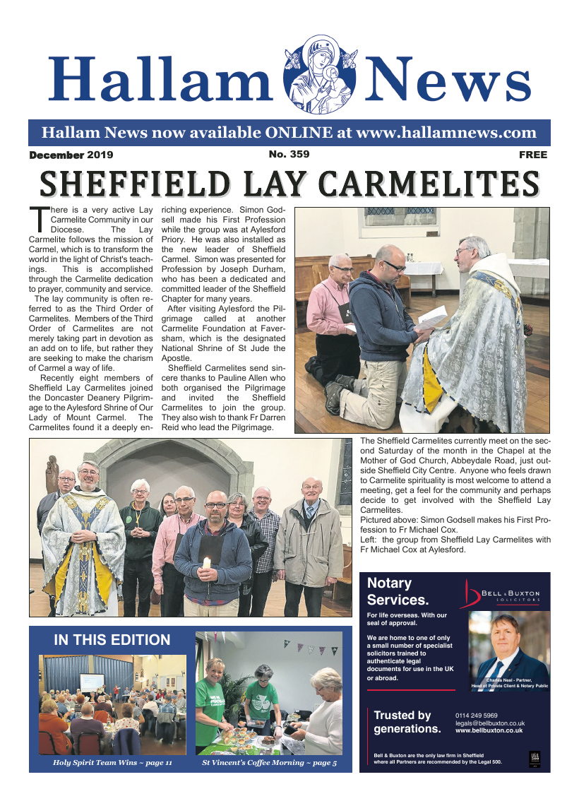 Dec 2019 edition of the Hallam News - Page 