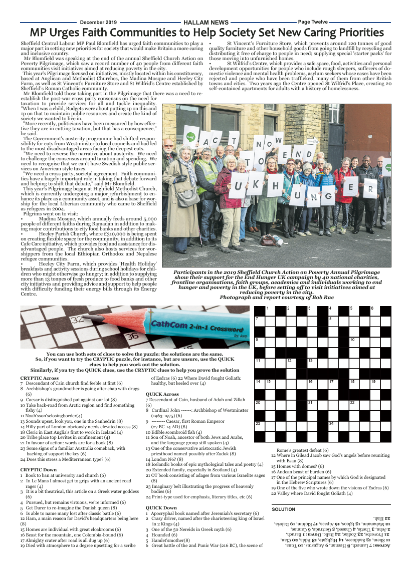 Dec 2019 edition of the Hallam News - Page 