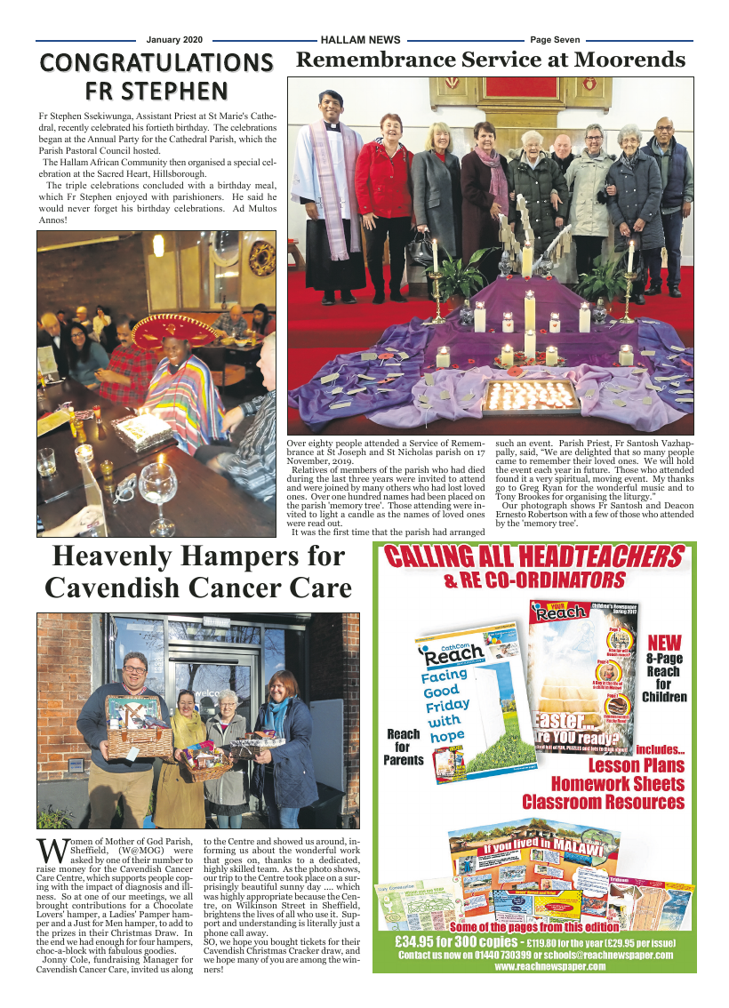 Jan 2020 edition of the Hallam News