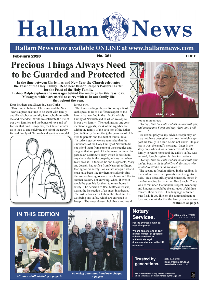 Feb 2020 edition of the Hallam News