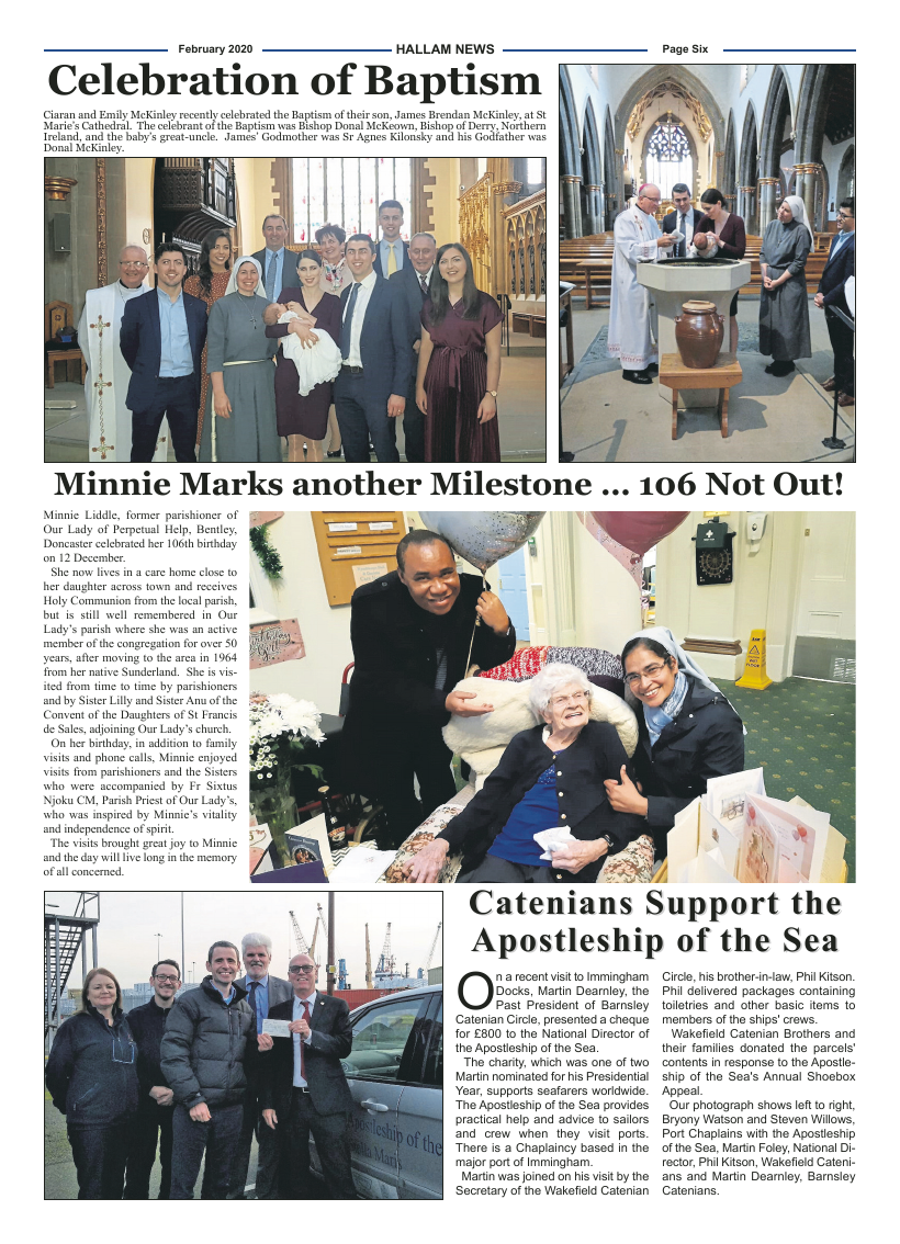 Feb 2020 edition of the Hallam News