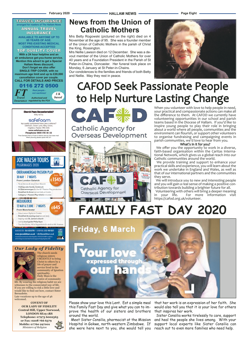 Feb 2020 edition of the Hallam News