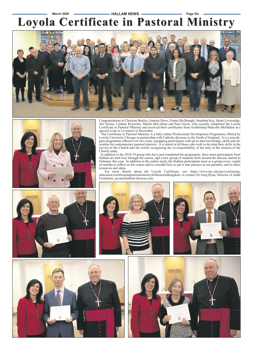 Mar 2020 edition of the Hallam News