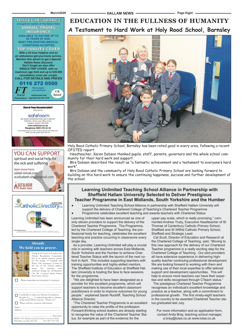 Mar 2020 edition of the Hallam News