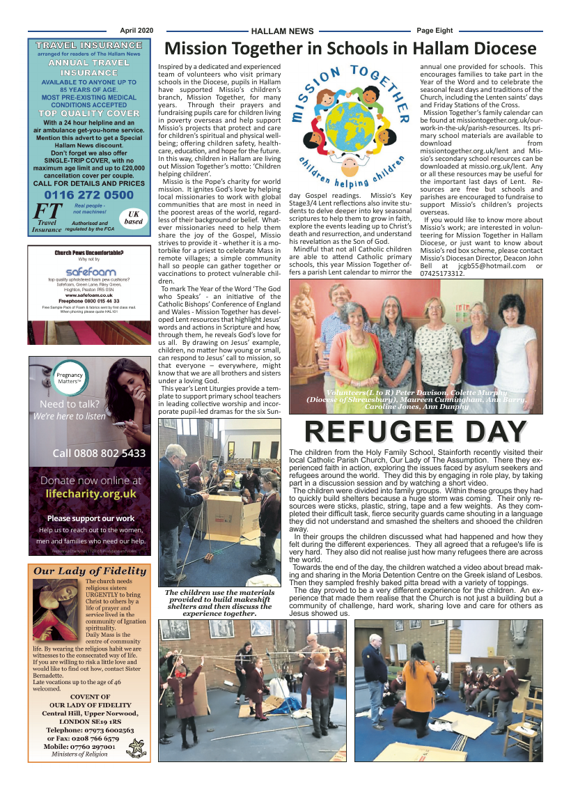 Apr 2020 edition of the Hallam News