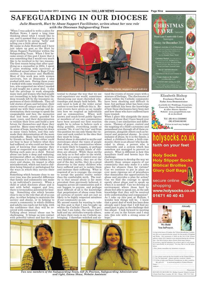 Dec 2013 edition of the Hallam News