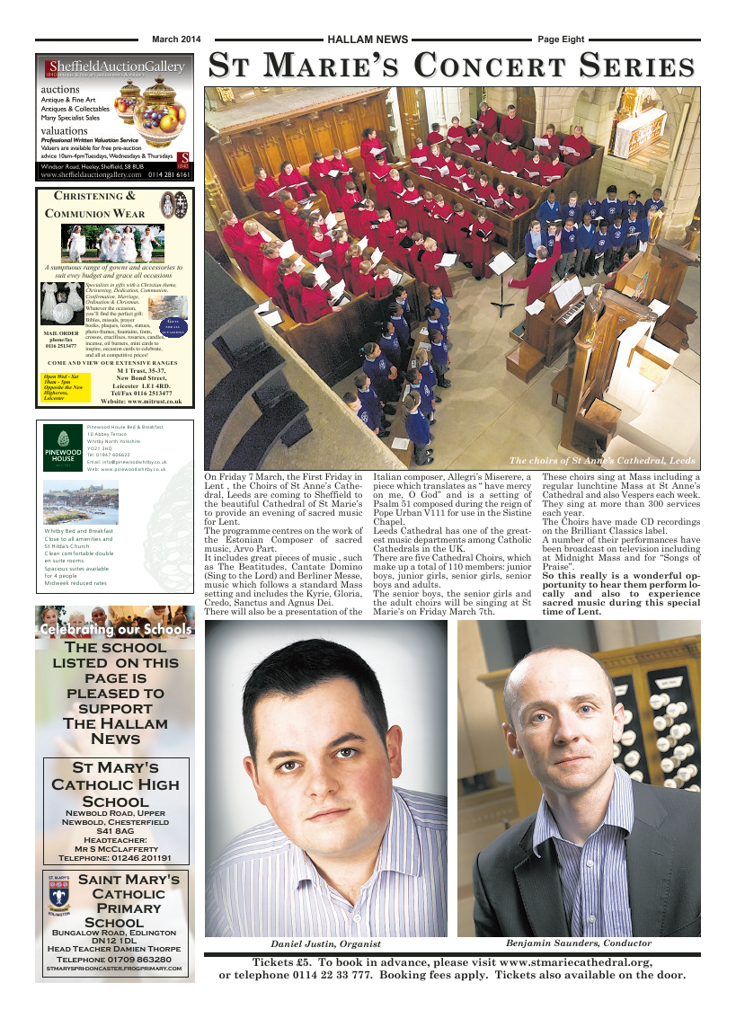 Mar 2014 edition of the Hallam News