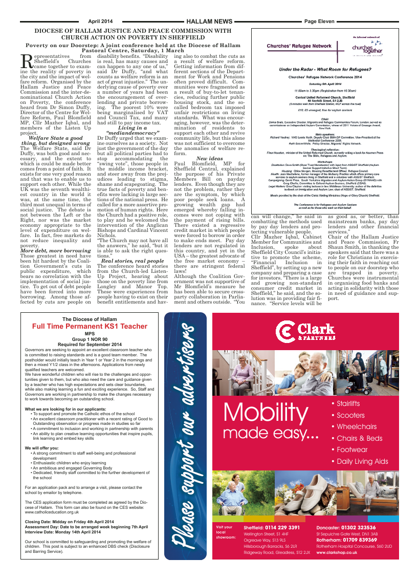 Apr 2014 edition of the Hallam News